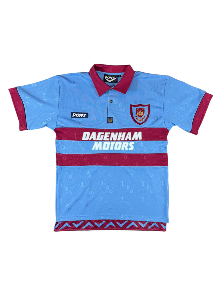 1995/96 West Ham Pony Football Shirt Re-Issue - 9/10 - (M)