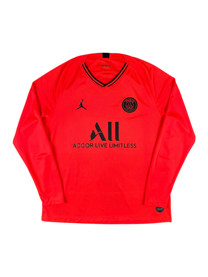 2019/20 Paris Saint Germain Nike Long Sleeve Away Football Shirt - 8/10 - (XL)