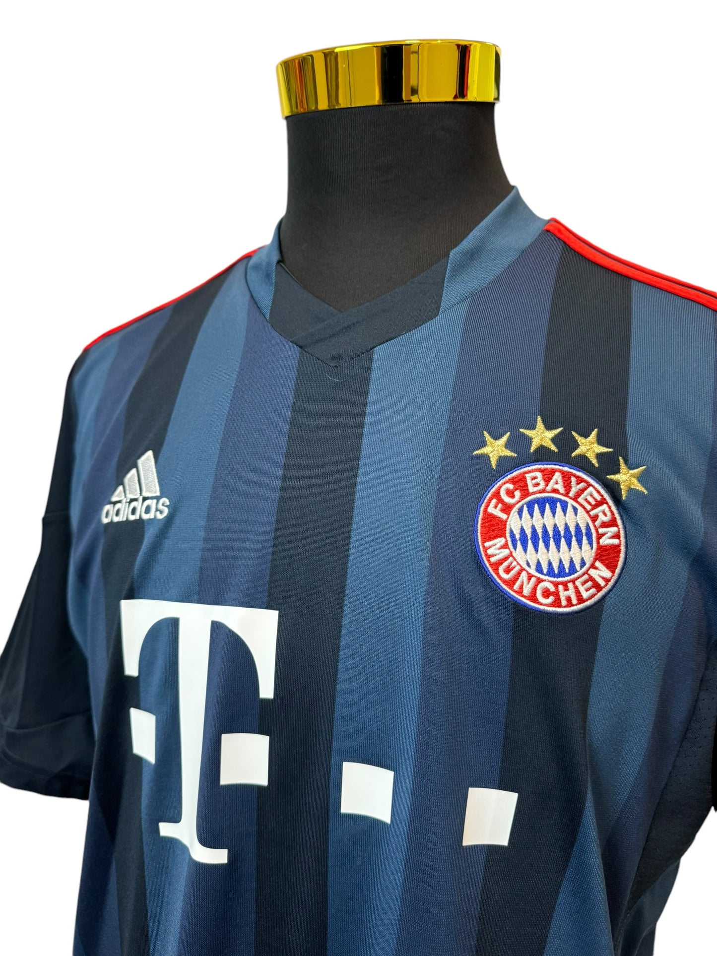 Bayern Munchen 2013/14 Away Football Jersey #7 Ribery