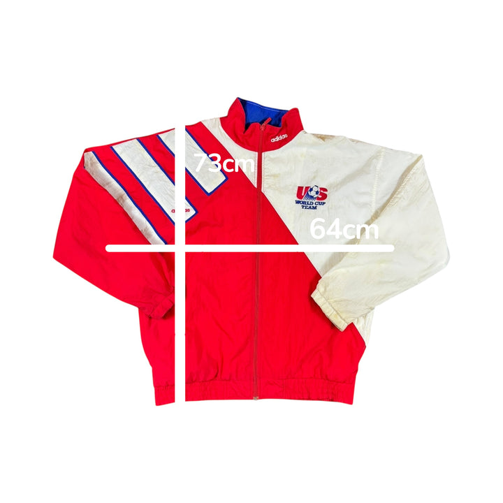 1992-94 USA Adidas Shell Jacket - 8/10 - (M)