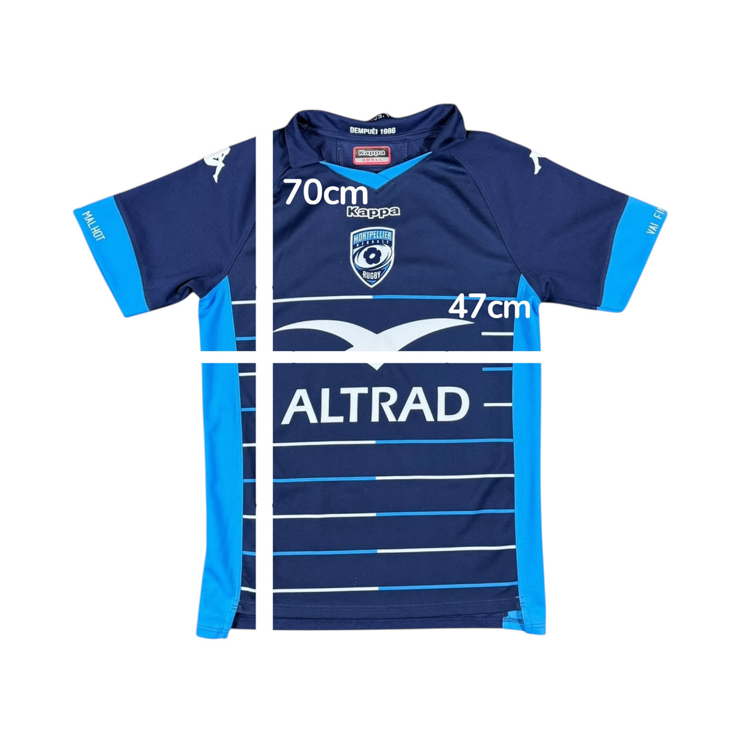 2018-19 Montpellier Kappa Rugby Shirt - 9/10 - (S)
