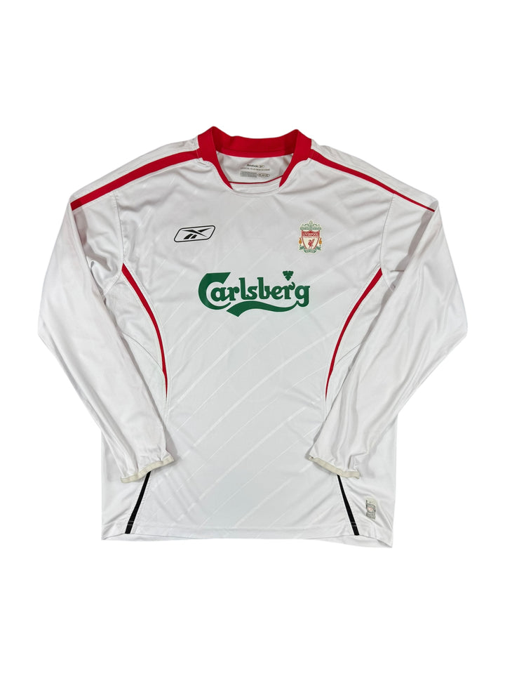 2005/06 Liverpool Reebok Football Long Sleeve Shirt #8 Gerrard - 8/10 - (L)