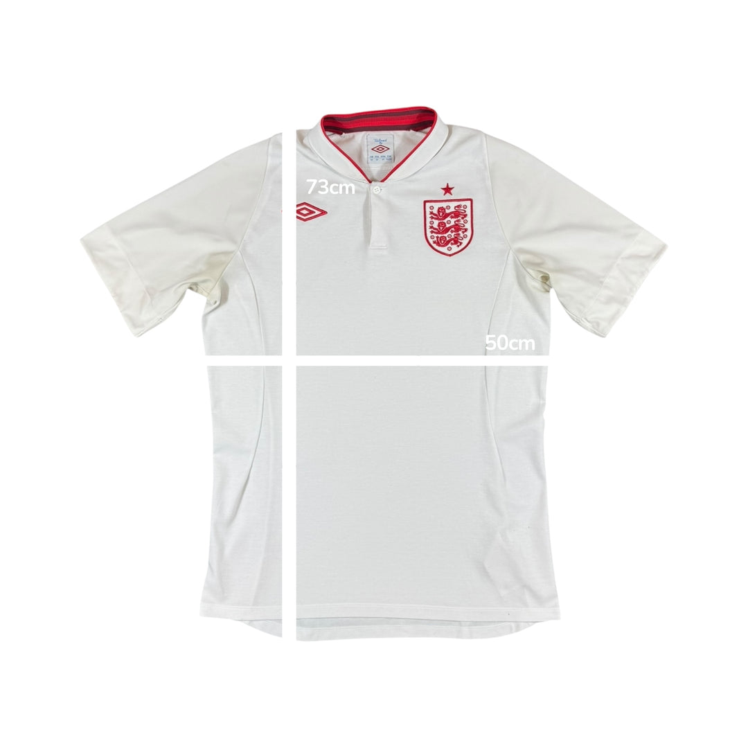 2012-13 England Umbro Home Shirt - 8/10 - (S)