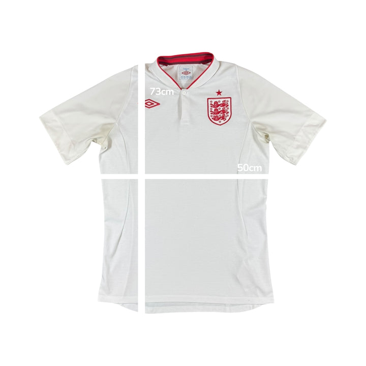 2012-13 England Umbro Home Shirt - 8/10 - (S)