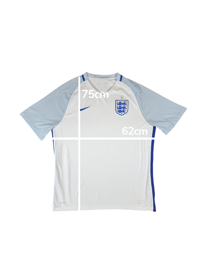 2016/17 England Nike Home Shirt - 7/10 - (XL)