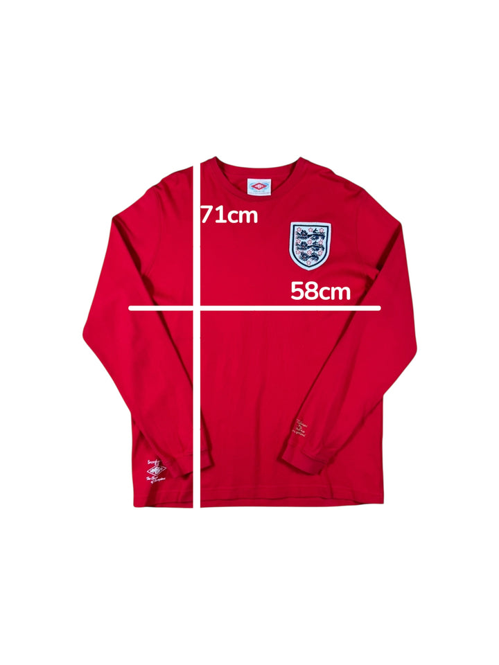 2010 '1966' England Umbro Reissue Away Longsleeve Shirt #10 - 9/10 - (XL)