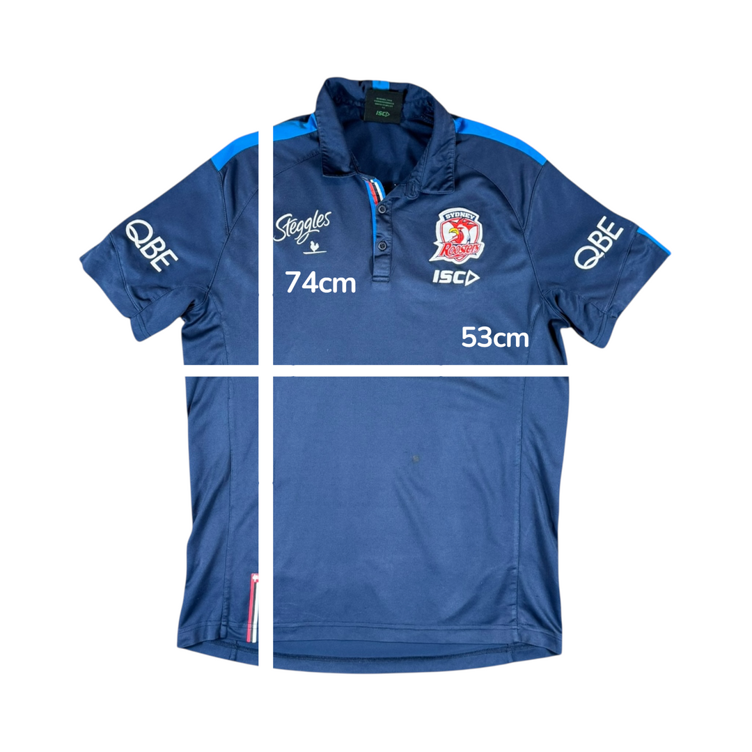 2018 Sydney Roosters Rugby Polo Shirt - 8/10 - (L)