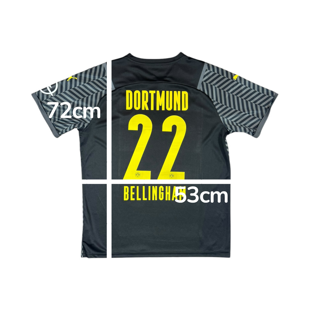 2021-22 Borussia Dortmund Away Shirt BELLINGHAM #22 - 9/10 - (L)