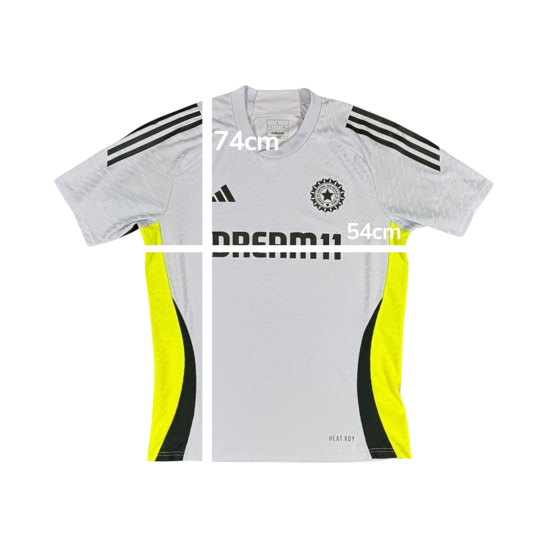 2025 India Adidas Training Cricket Shirt Player Authentic - 9/10 - (L)