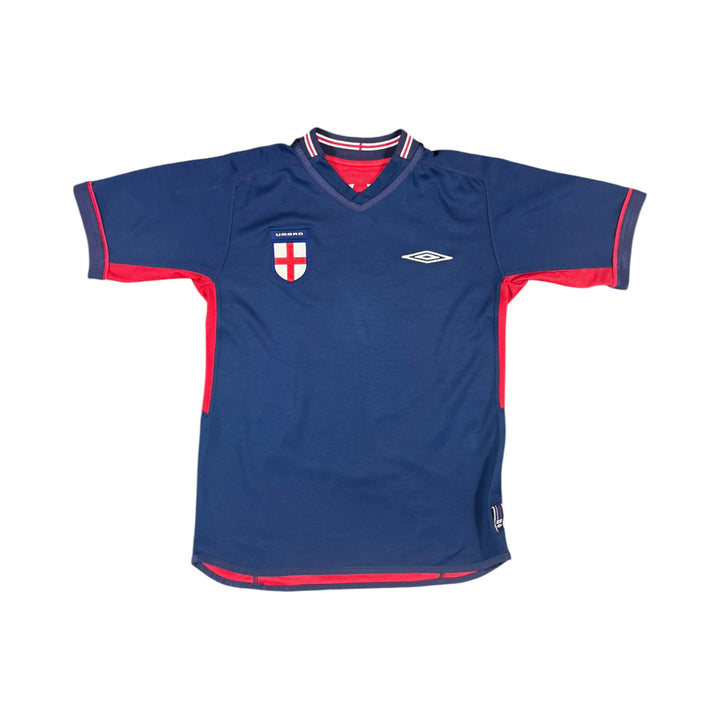 2002-04 England Away Shirt Reversible BECKHAM #7 - 9/10 - (15-16 Years)