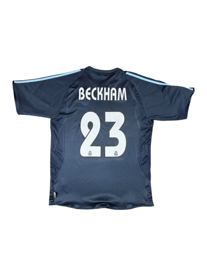 2003/04 Real Madrid Adidas Away Football Shirt #23 BECKHAM - 8/10 - (L)