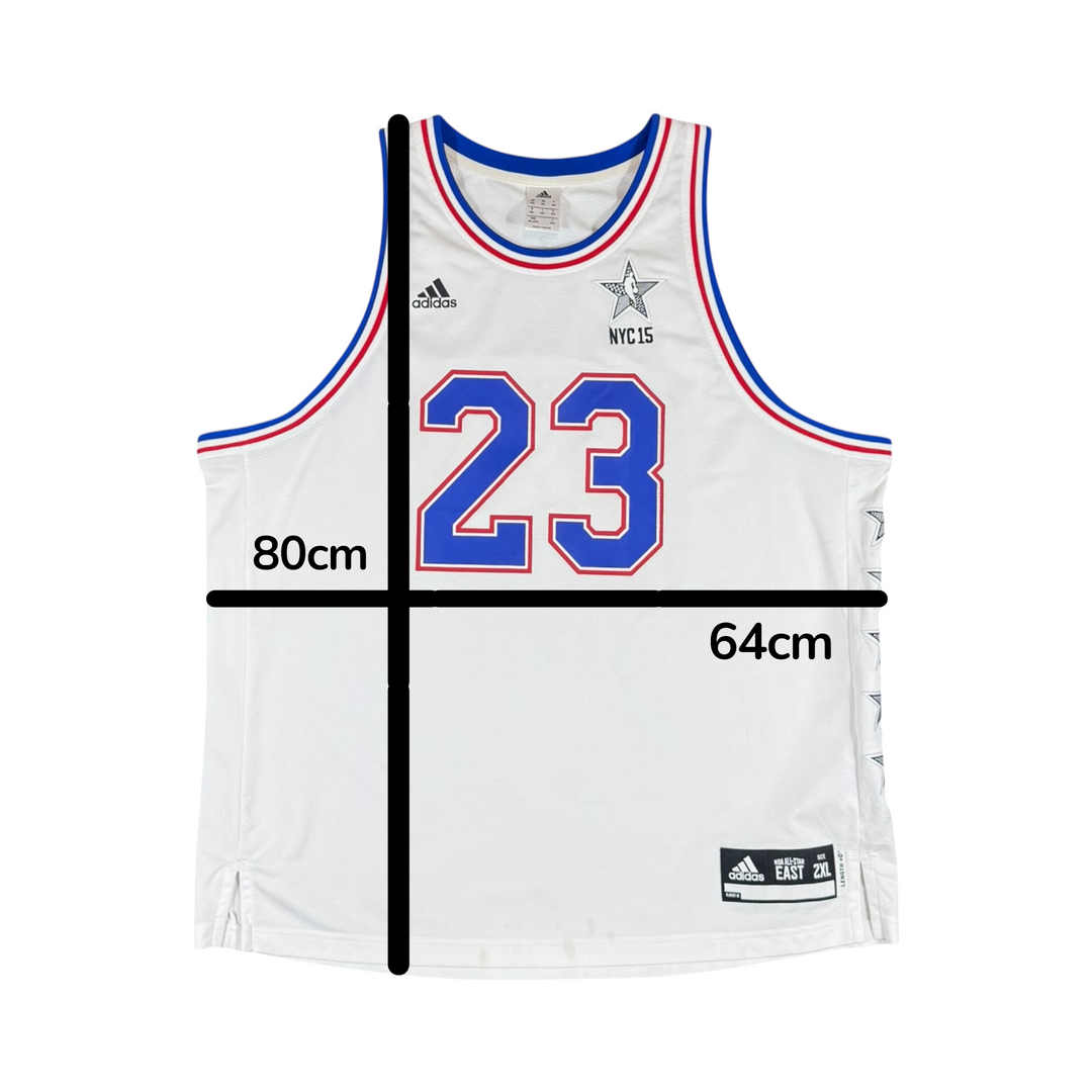 2015 Adidas All Stars Basketball Jersey #25 LEBRON JAMES - 7/10 - (2XL)