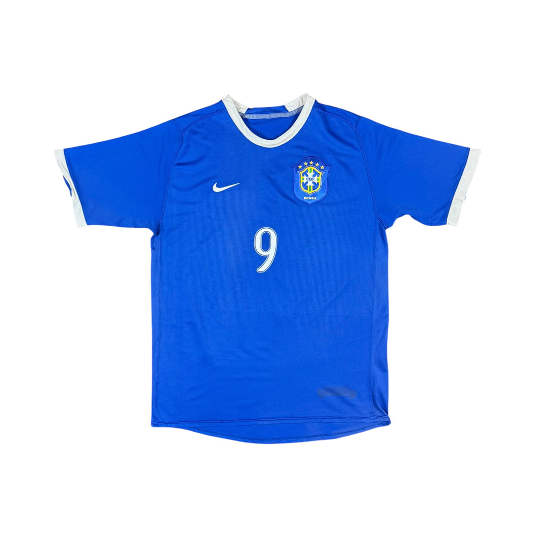 2006-07 Brazil Nike Away Shirt RONALDO #9 - 8/10 - (XL)
