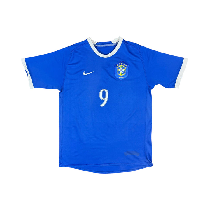 2006-07 Brazil Nike Away Shirt RONALDO #9 - 8/10 - (XL)