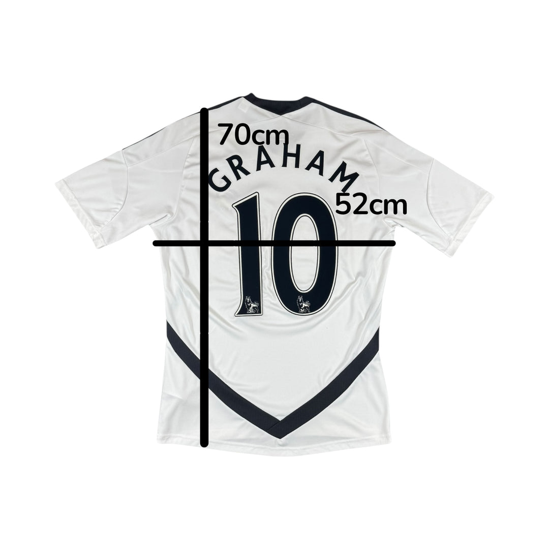 2011-12 Swansea City Adidas Home Shirt #10 GRAHAM - 8/10 - (S)