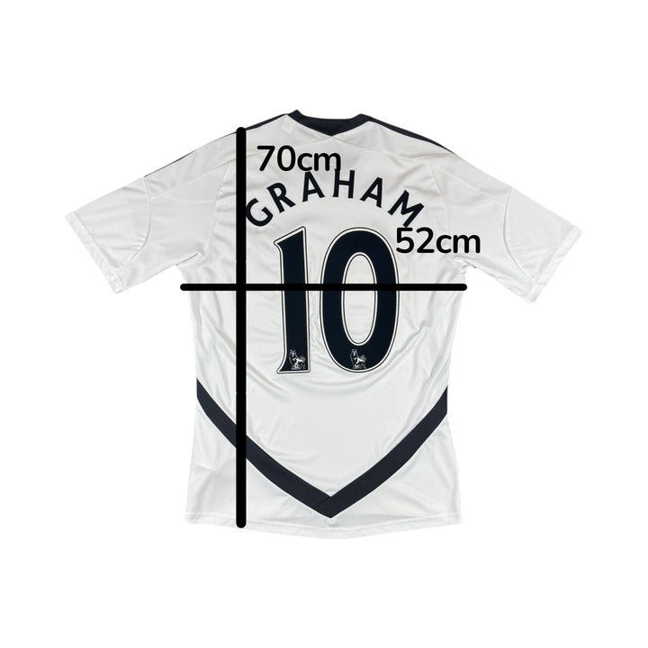 2011-12 Swansea City Adidas Home Shirt #10 GRAHAM - 8/10 - (S)