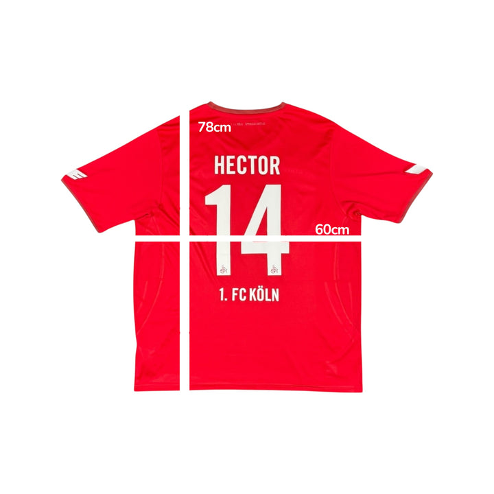 2017-18 FC KOLN Away Shirt #14 HECTOR - 7/10 - (2XL)