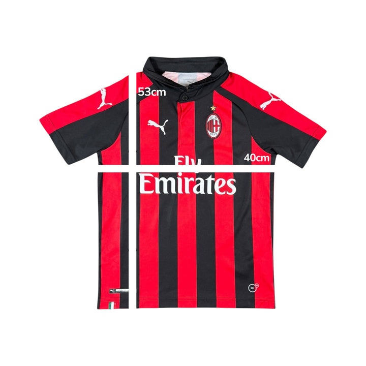 2018-19 AC Milan Puma Home Shirt - 9/10 - (9-10 Years)