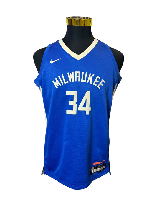 Milwaukee Bucks Basketball NBA Jersey #34 Antetokounpo