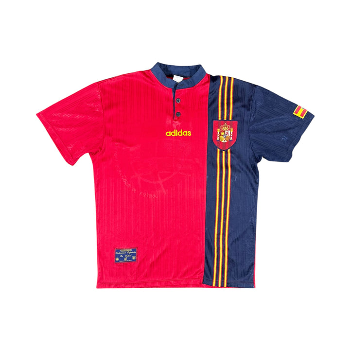 1996-98 Spain Adidas Home Shirt - 10/10 - (L)