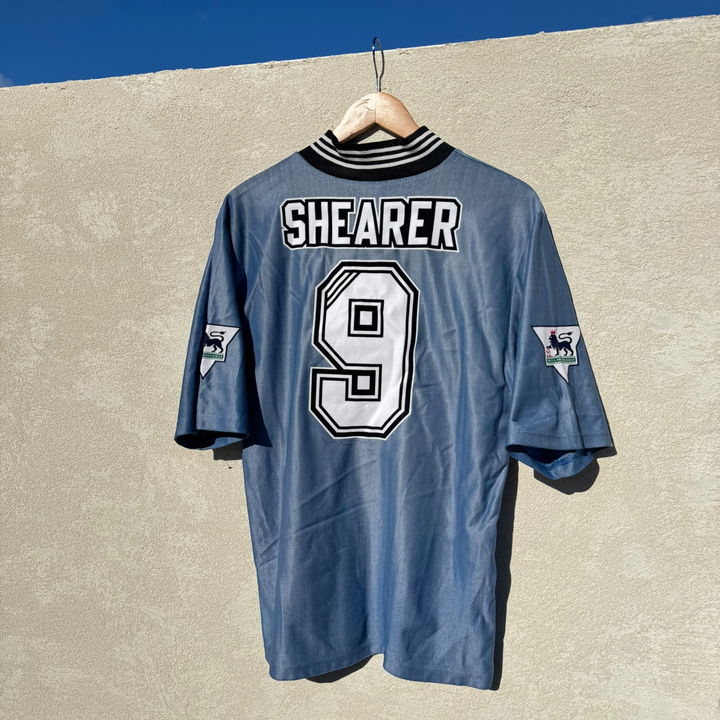 1996-97 Newcastle United Away Shirt SHEARER #9 - 8/10 - (M)