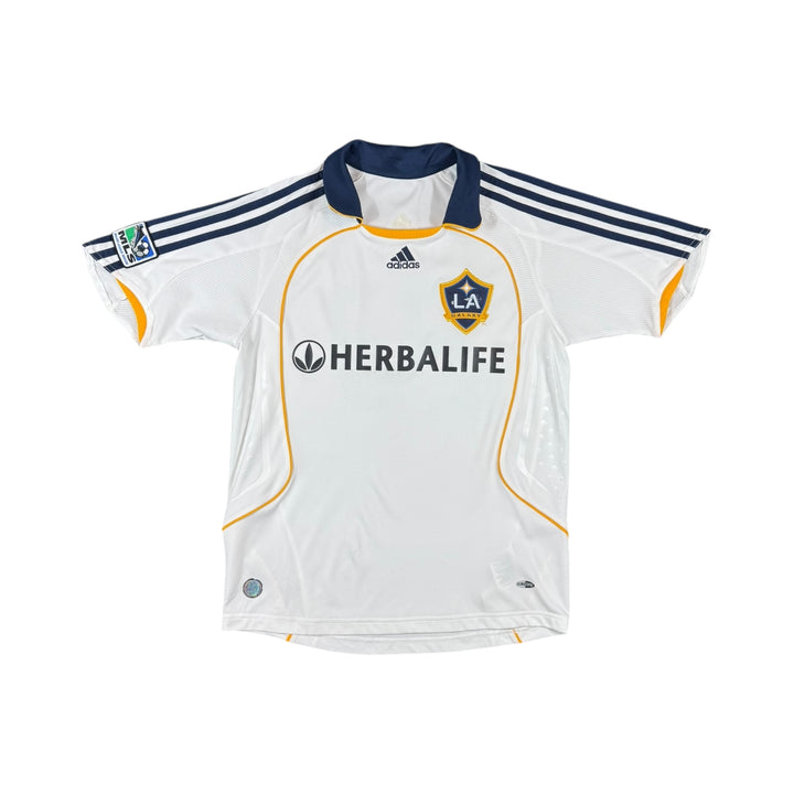2007-08 LA Galaxy Adidas Home Shirt #23 BECKHAM - 7/10 - (13-14 Years)
