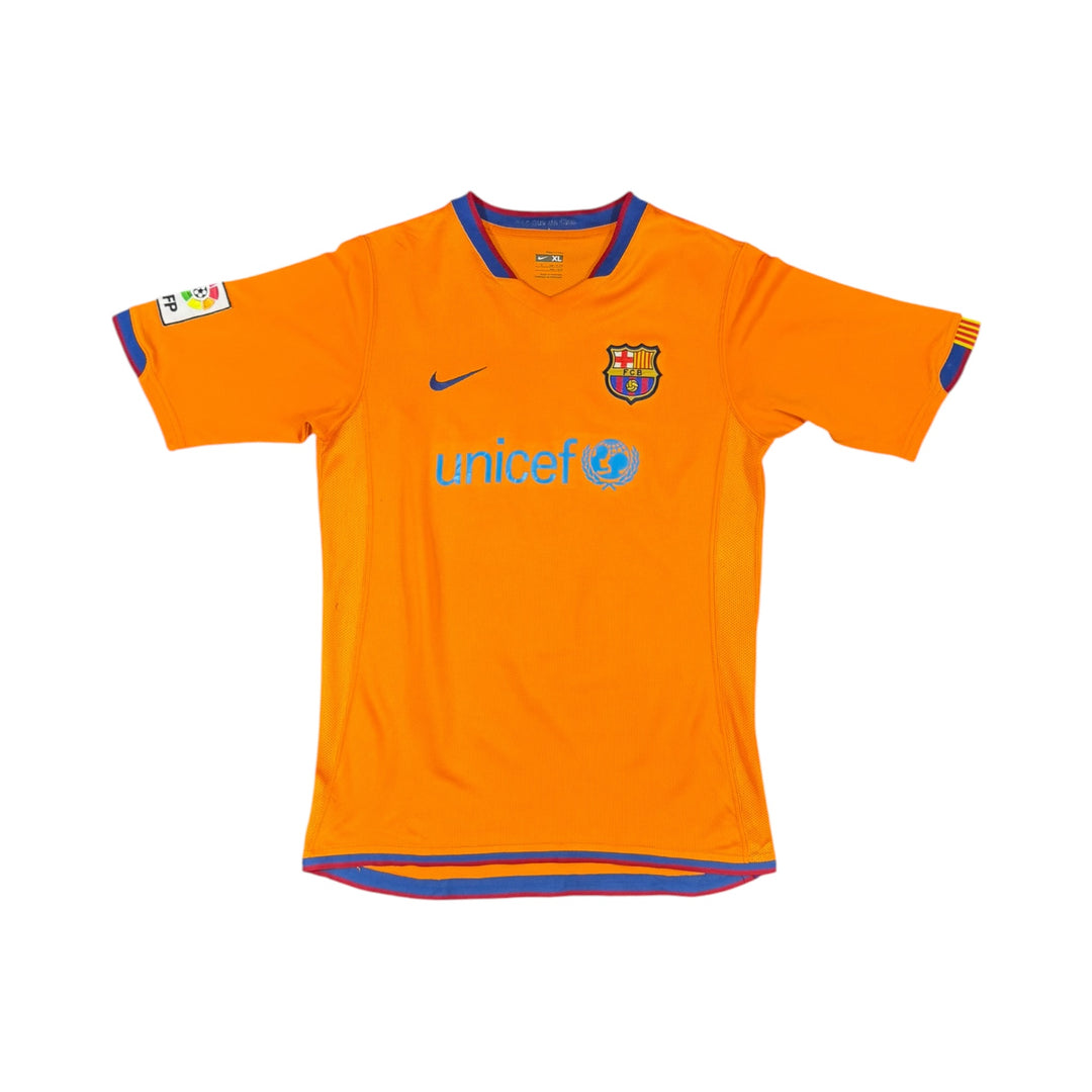 2006-07 Barcelona Nike Away Shirt RONALDINHO #10 - 9/10 - (14-15 Years)