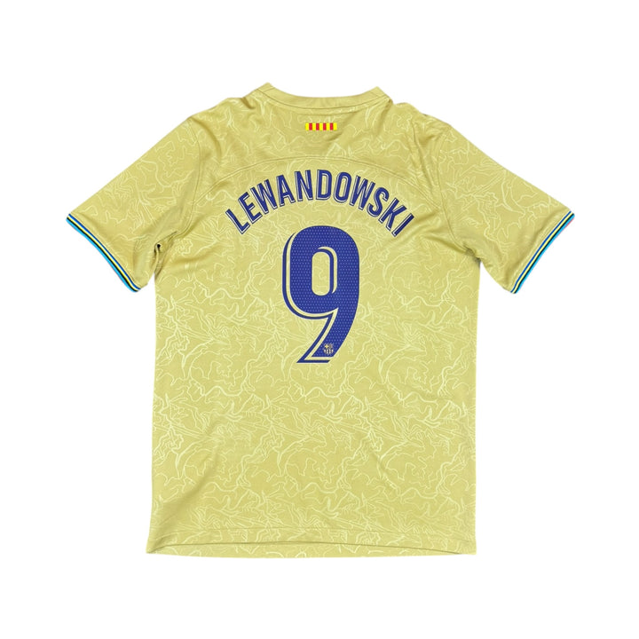 2022-23 Barcelona Nike Away Shirt #9 LEWANDOWSKI - 8/10 - (15-16 Years)