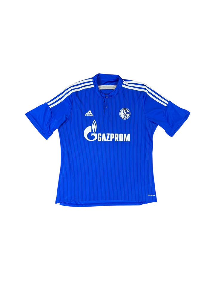 2014-15 Schalke Adidas Home Shirt - 9/10 - (XL)