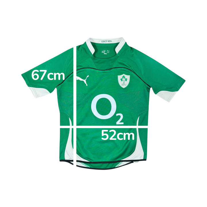 2010-11 Ireland Puma Home Rugby Shirt - 7/10 - (M)