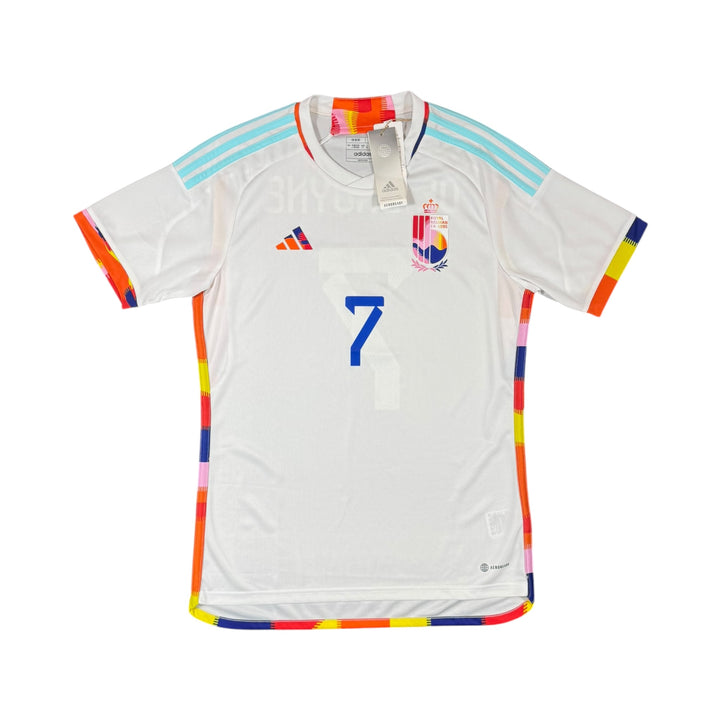 2022-23 Belgium Adidas Away Shirt DE BRUYNE #7 Brand New (M)