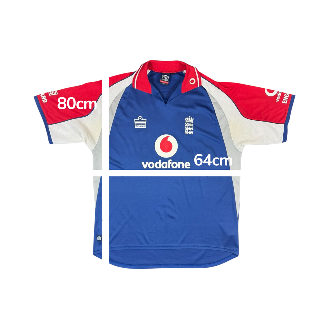 2006-08 England Cricket ODI Shirt - 8/10 - (XL)