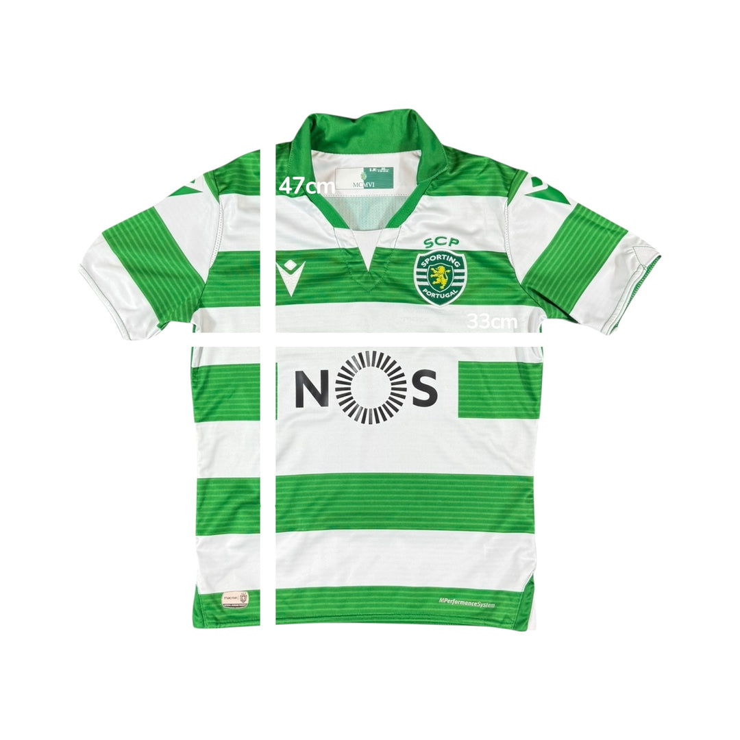 2019-20 Sporting Macron Home Shirt - 8/10 - (7-8 Years)