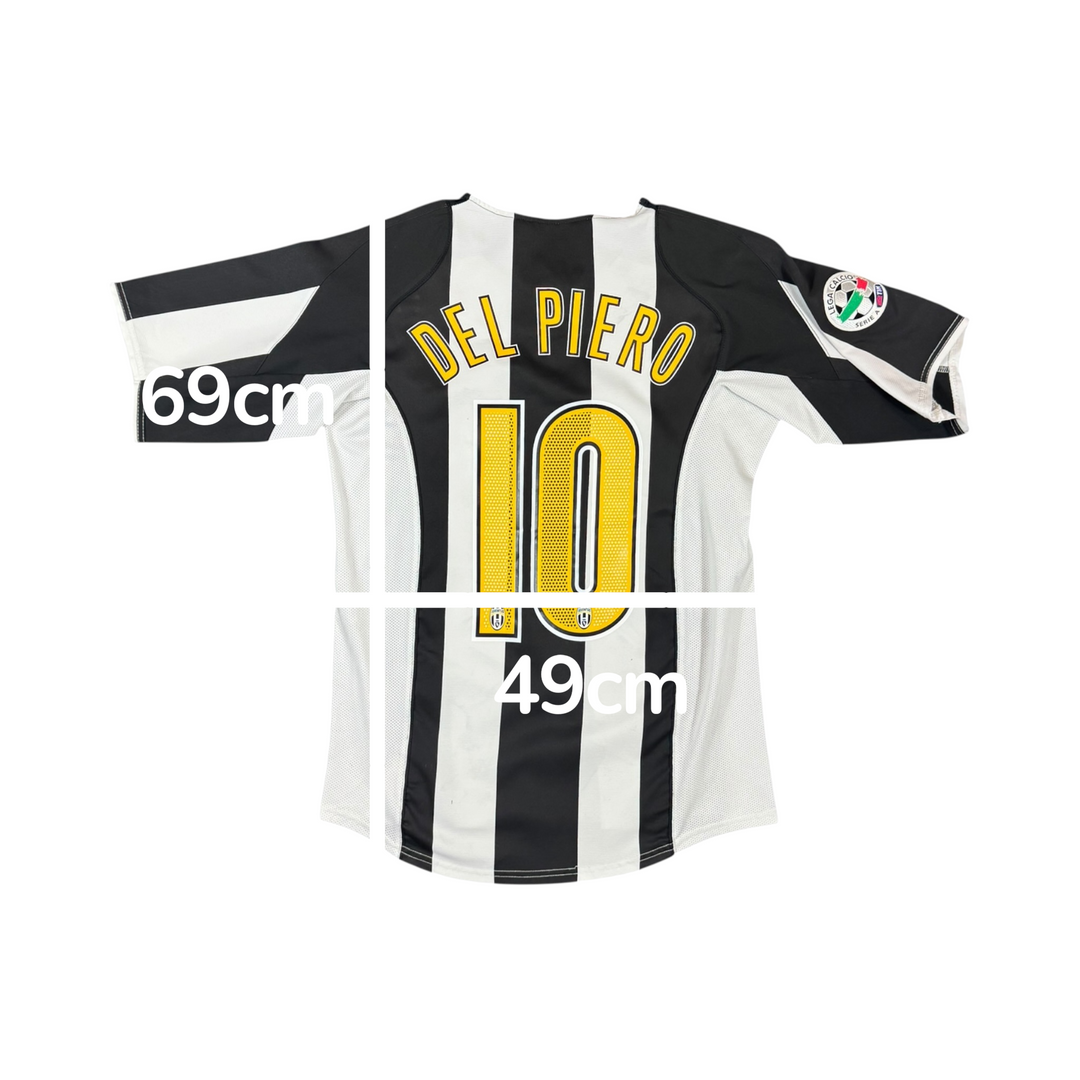 2004-05 Juventus Nike Home Shirt DEL PIERO #10 - 8/10 - (M)