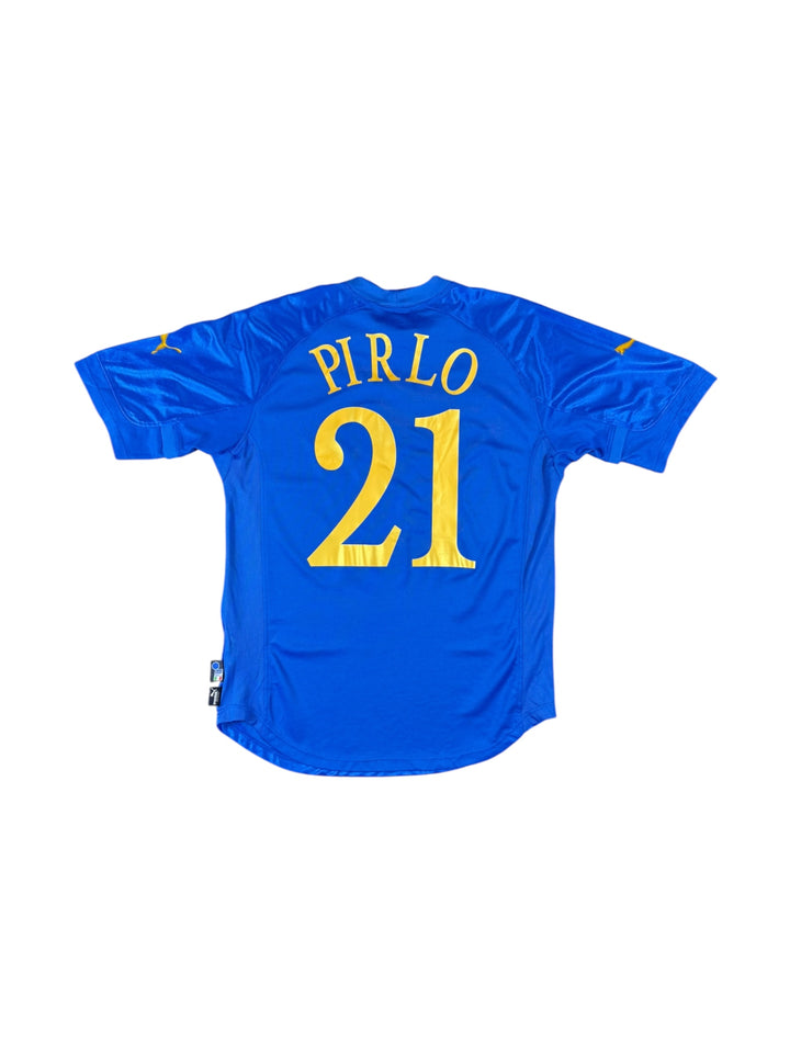 2004-05 Italy Puma Home Shirt #21 PIRLO - 8/10 - (L)
