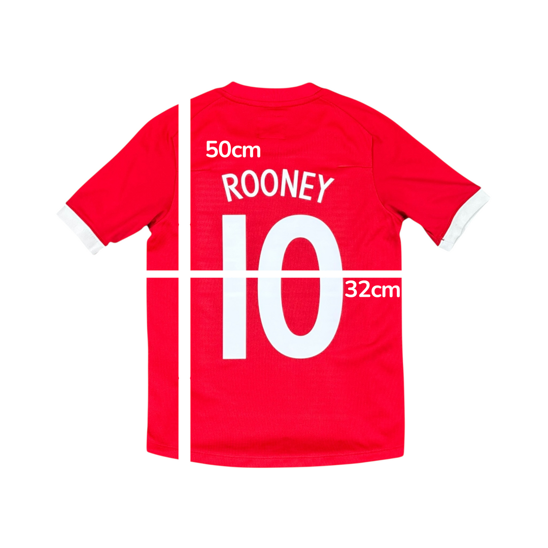 2010-11 England Umbro Away Shirt #10 ROONEY - 9/10 - (7-8 Years)