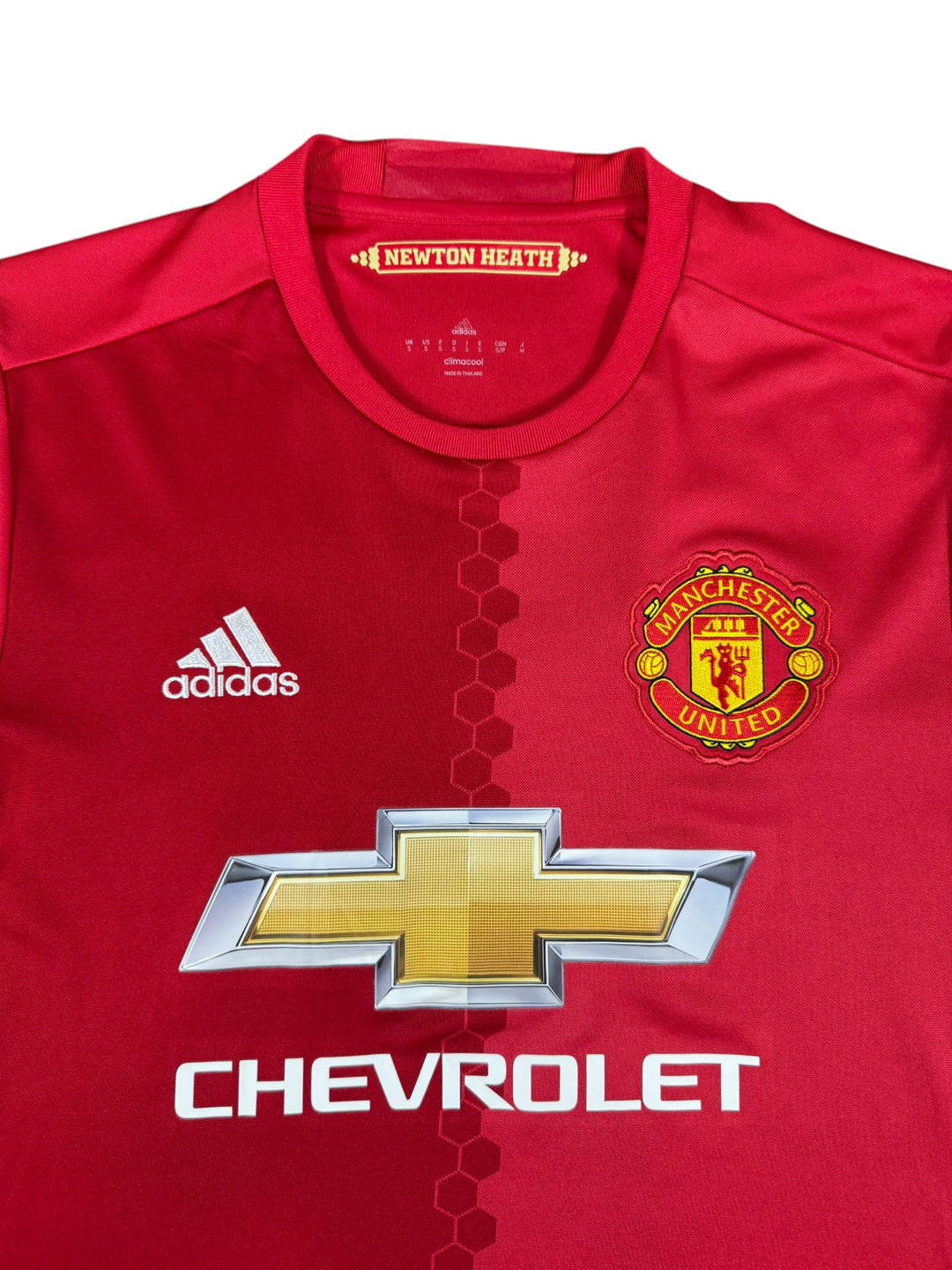 2016/17 Manchester United Adidas Football Shirt - 9/10 - (S)