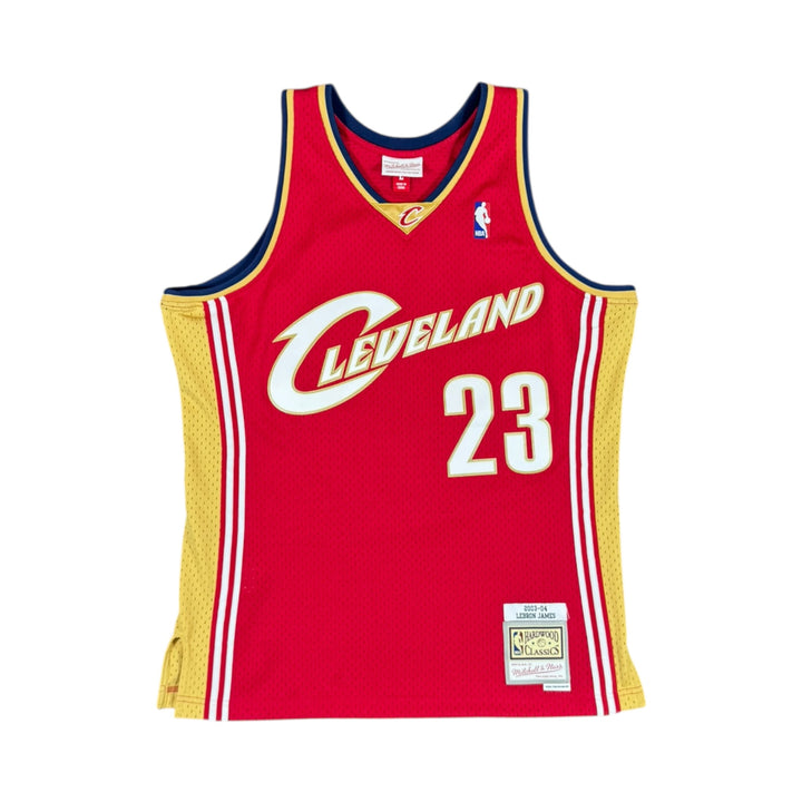 2003-04 Cleveland Cavaliers Hardwood Classic Basketball Jersey #23 JAMES - 10/10 - (L)