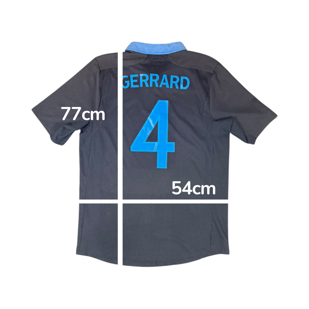 2011-12 England Away Shirt GERRARD #4 - 10/10 - (L)