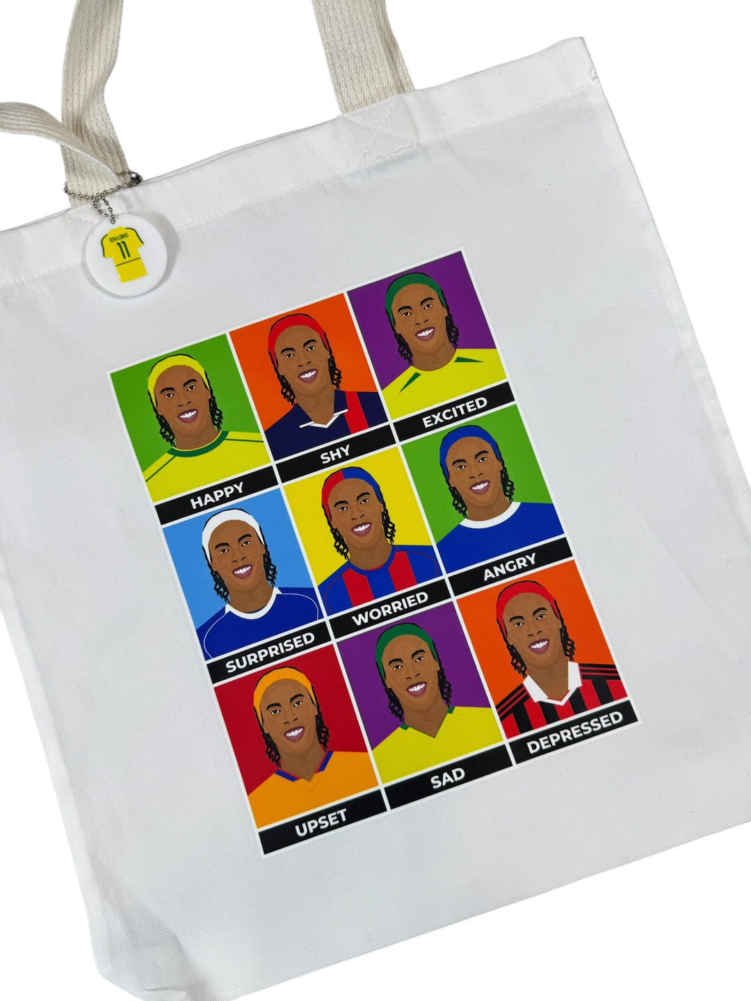 The “Ronaldinho Expressions” Tote Bag White