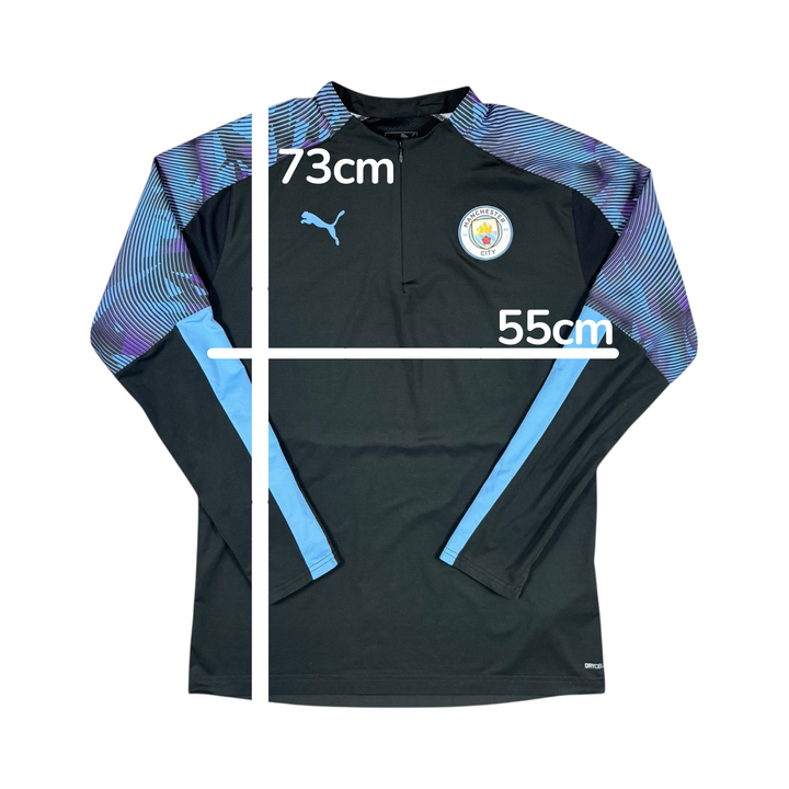 2018-19 Manchester City Puma Longsleeve Training Shirt - 9/10 - (L)
