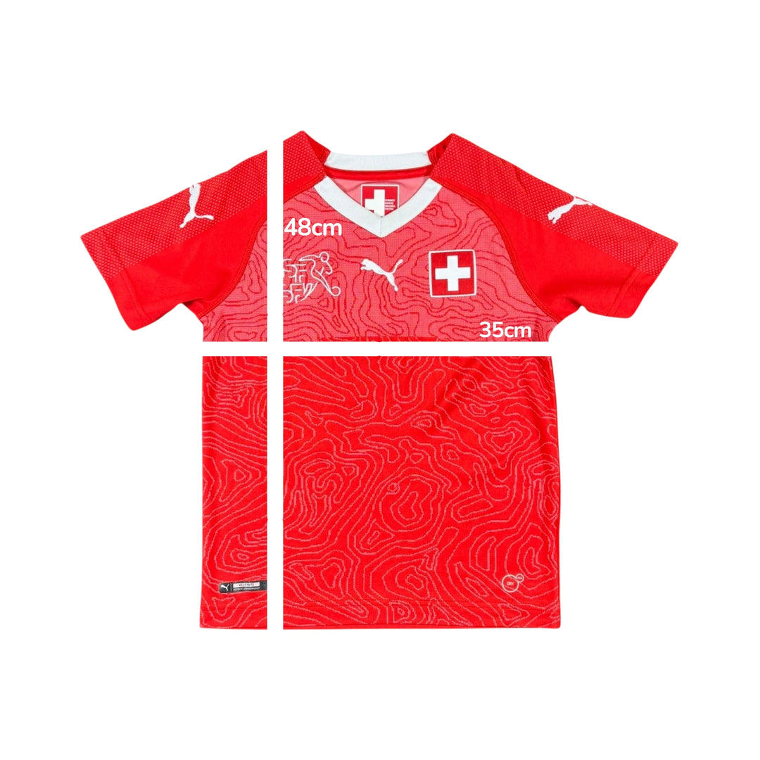 2018-20 Switzerland Puma Home Shirt - 10/10 - (7-8 Years)