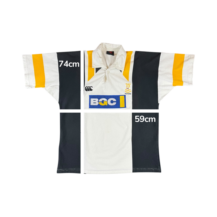 1990s Canterbury WA Rugby Union Referee Shirt - 8/10 - (XL)