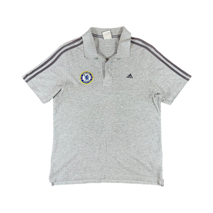 2006-08 Chelsea Adidas Team Polo Shirt - 8/10 - (L)