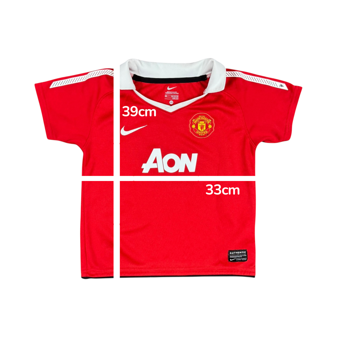 2010-11 Manchester United Nike Home Shirt - 8/10 - (3-4 Years)