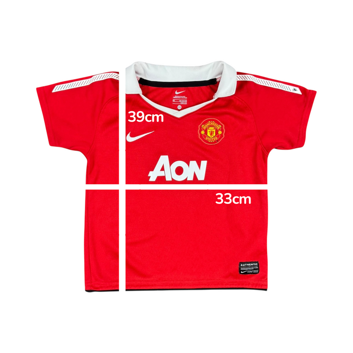 2010-11 Manchester United Nike Home Shirt - 8/10 - (3-4 Years)