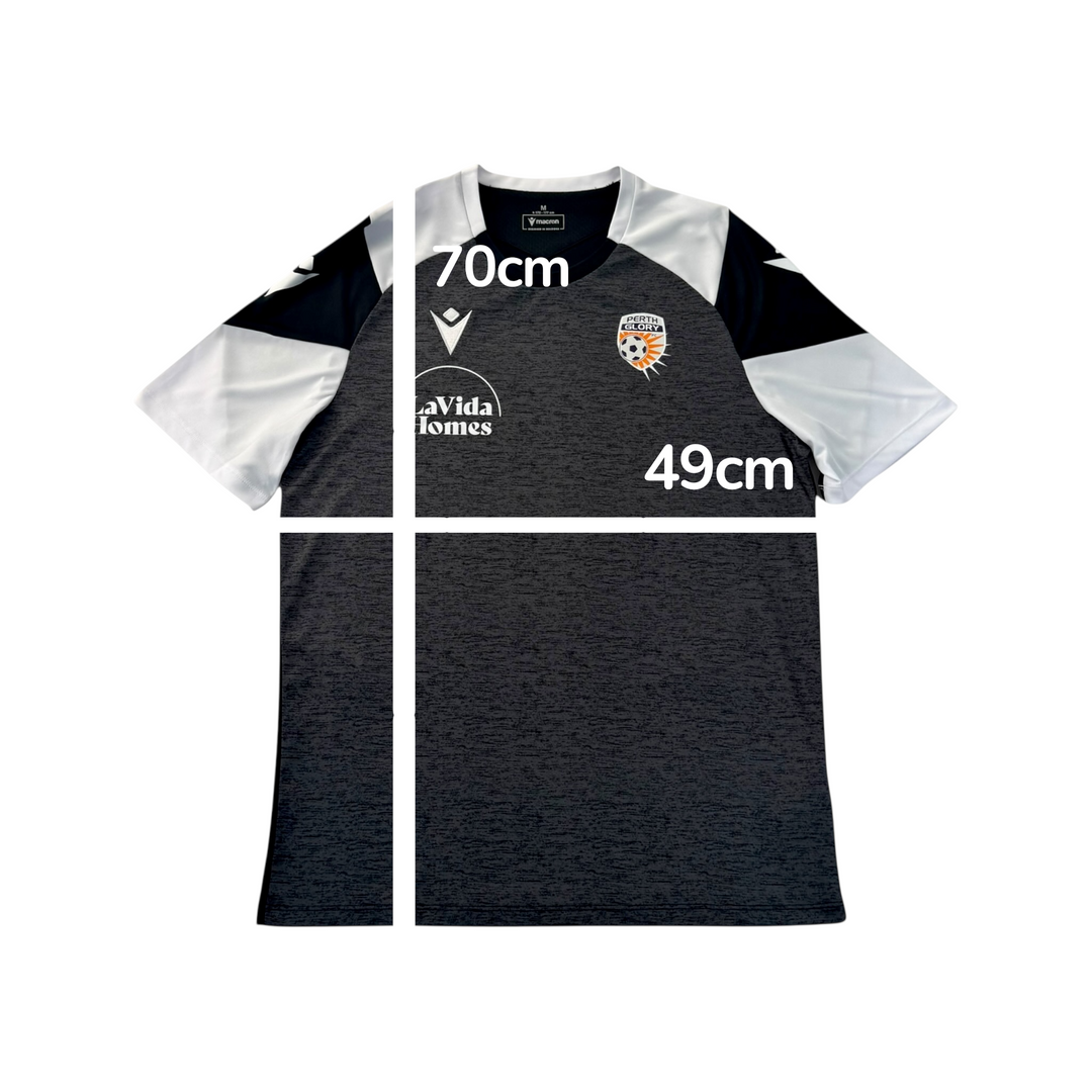 2022-23 Perth Glory Macron Training Shirt - 10/10 - (M)