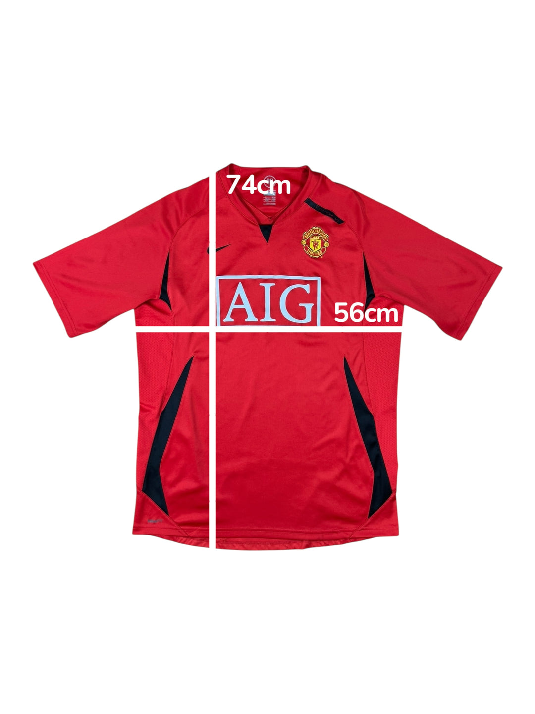 2007/09 Manchester United Nike T90 Training Football Shirt - 8/10 - (L)