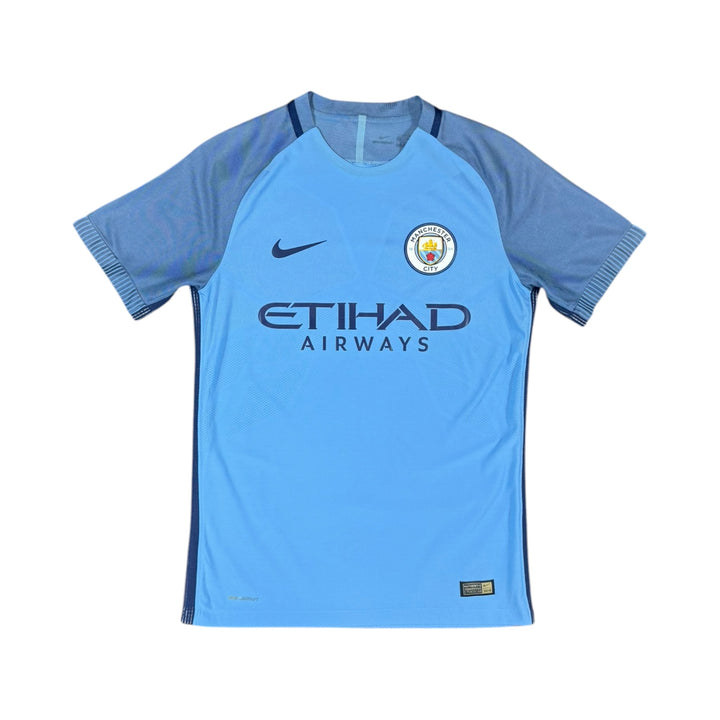 2016-17 Manchester City Nike Home Player Authentic Shirt KOMPANY #4 - 8/10 - (S)
