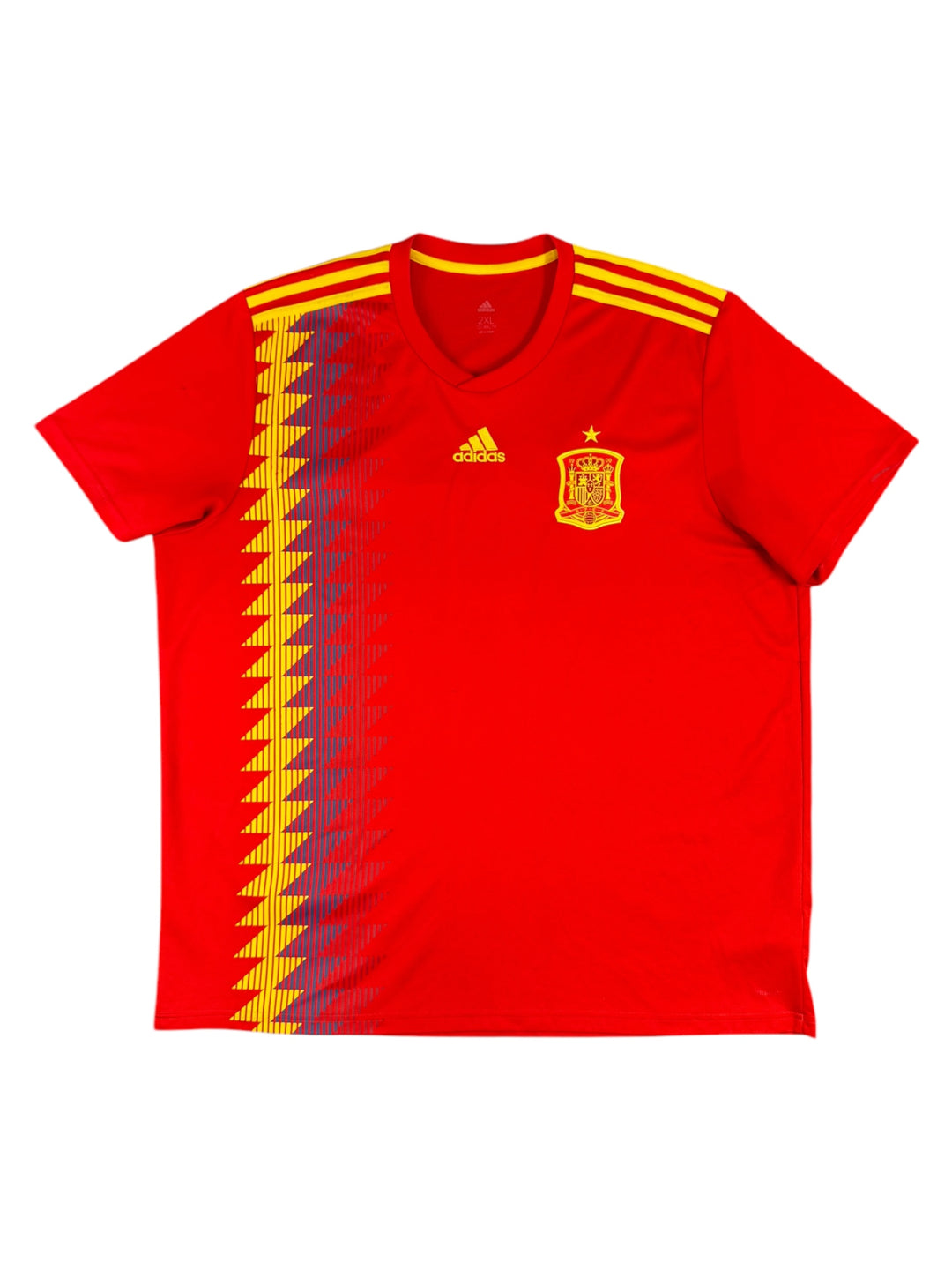 2017/18 Spain Adidas Football Shirt - 8/10 - (2XL)